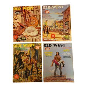 Old West Magazine Lot Of 4 Spring Summer Fall Winter 1967 Editions Western
